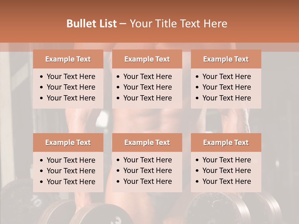 Man Sporty Black PowerPoint Template