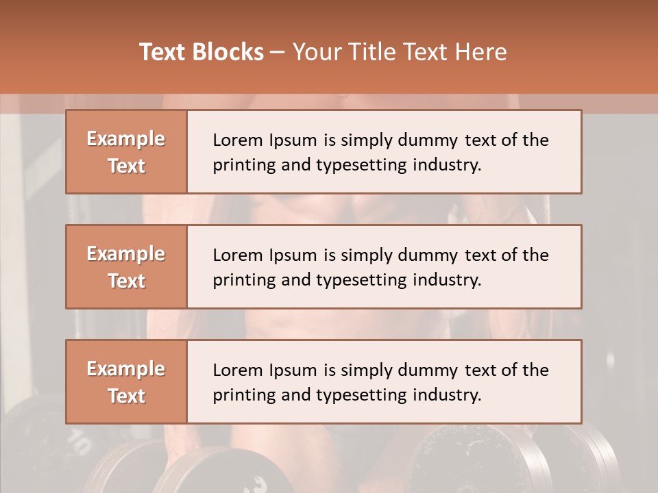 Man Sporty Black PowerPoint Template
