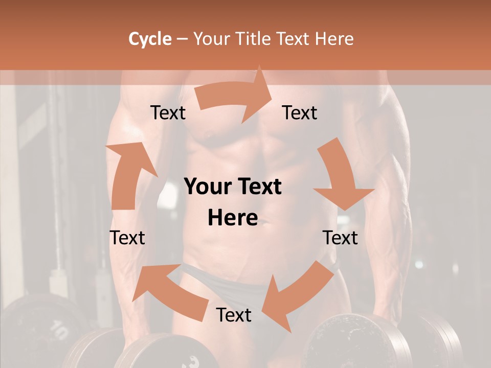 Man Sporty Black PowerPoint Template