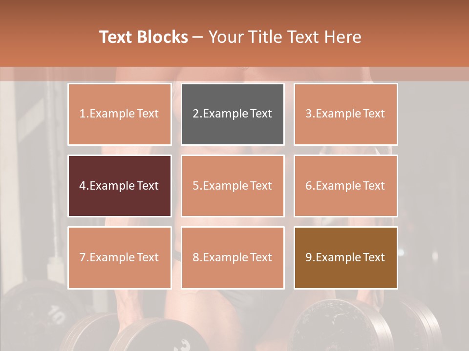 Man Sporty Black PowerPoint Template