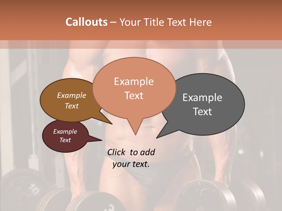 Man Sporty Black PowerPoint Template