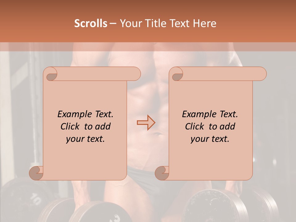 Man Sporty Black PowerPoint Template