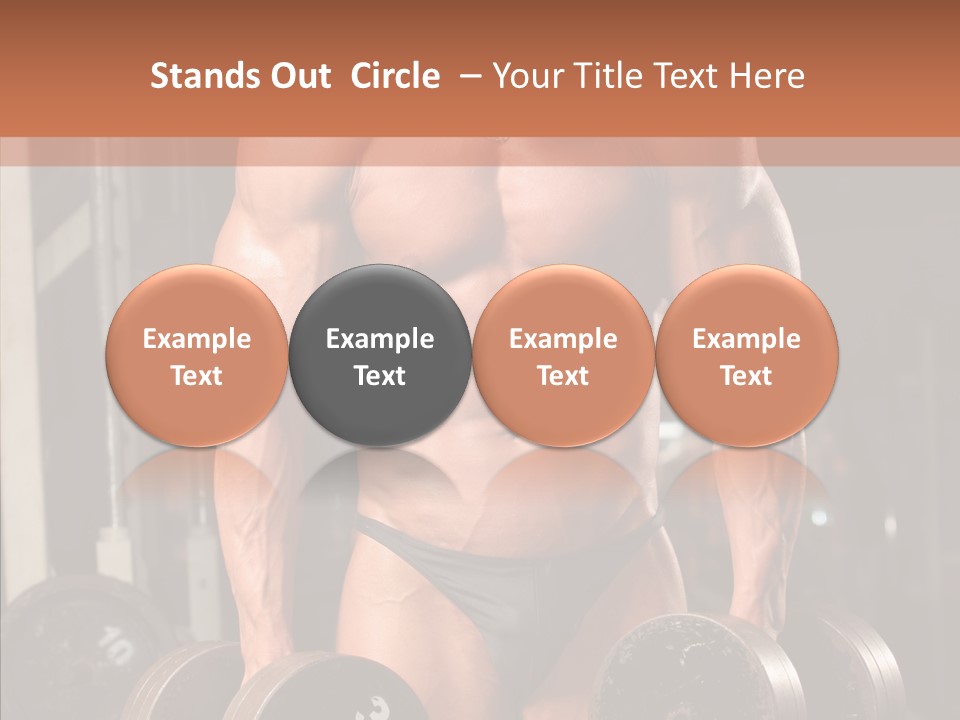 Man Sporty Black PowerPoint Template