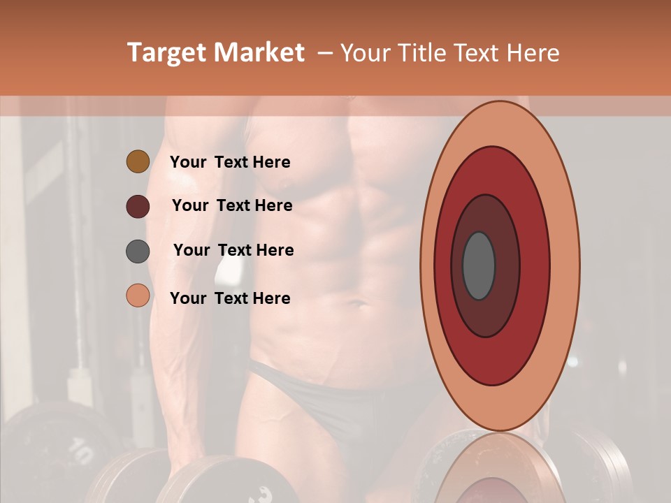 Man Sporty Black PowerPoint Template