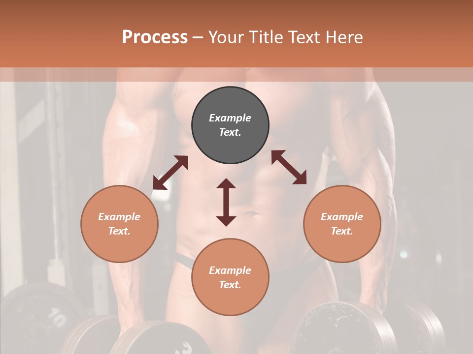 Man Sporty Black PowerPoint Template