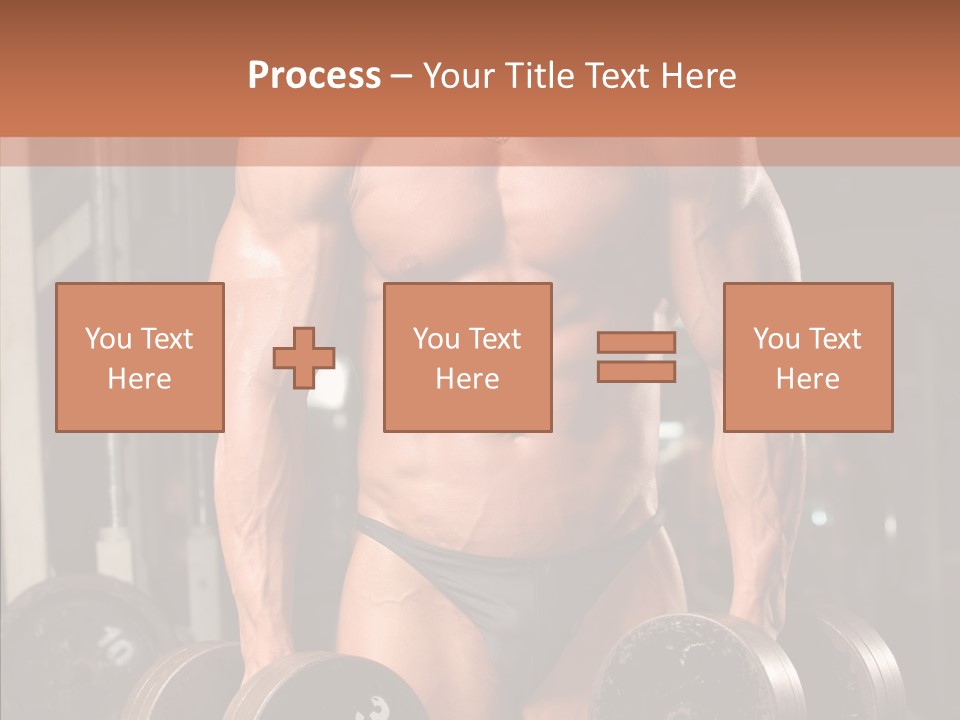 Man Sporty Black PowerPoint Template