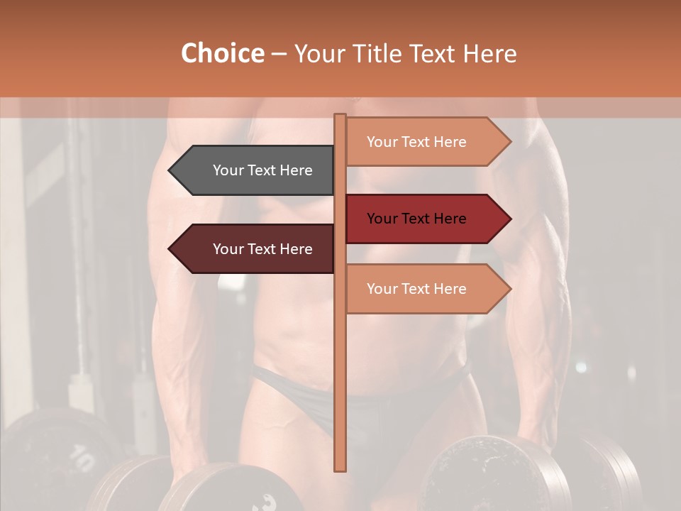 Man Sporty Black PowerPoint Template