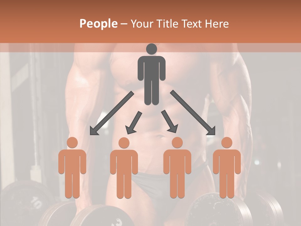 Man Sporty Black PowerPoint Template