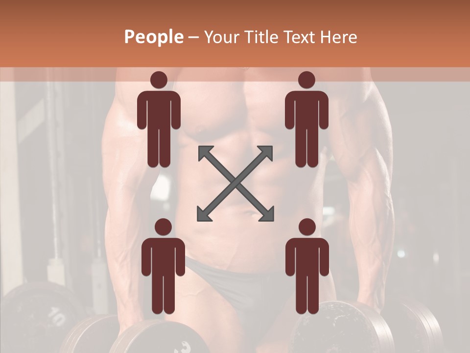 Man Sporty Black PowerPoint Template