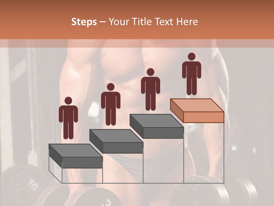 Man Sporty Black PowerPoint Template