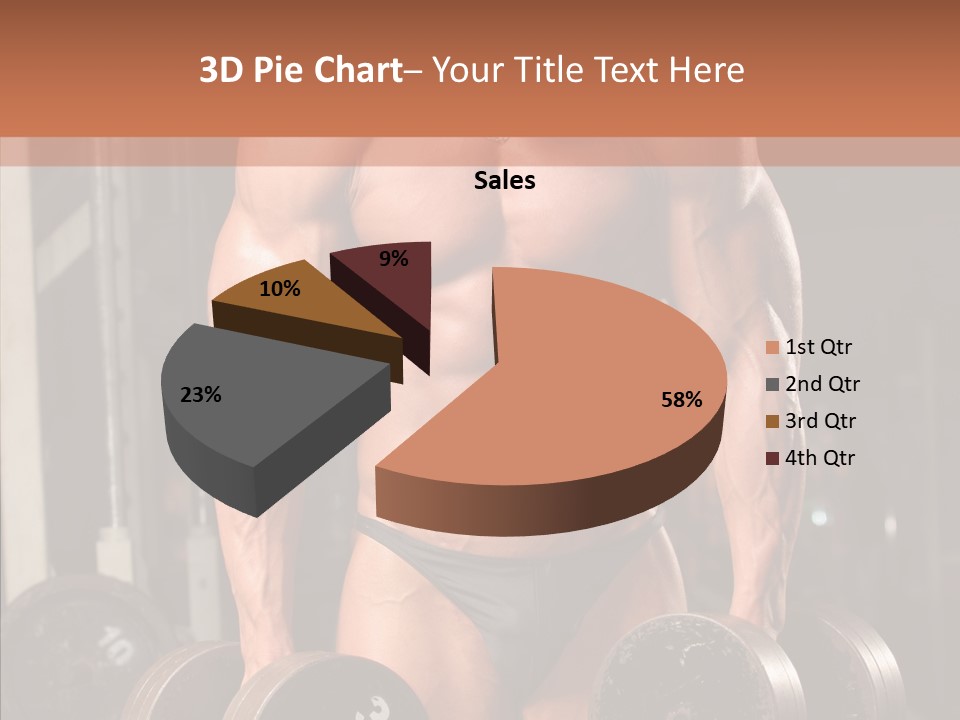 Man Sporty Black PowerPoint Template