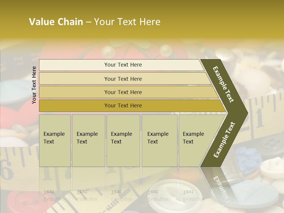 Crafts Thimble Fabric PowerPoint Template