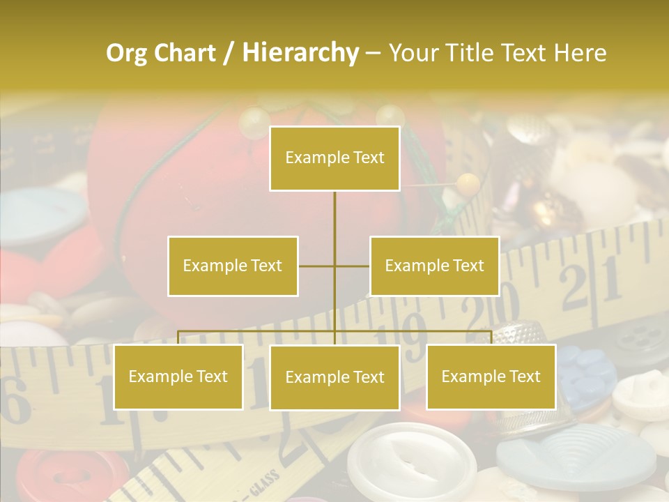 Crafts Thimble Fabric PowerPoint Template