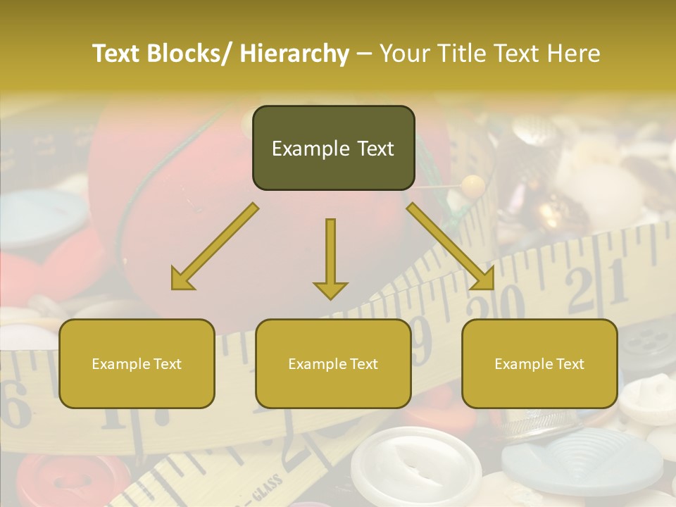 Crafts Thimble Fabric PowerPoint Template