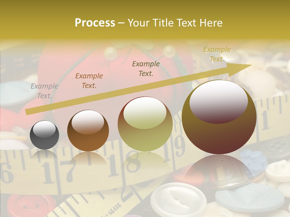 Crafts Thimble Fabric PowerPoint Template