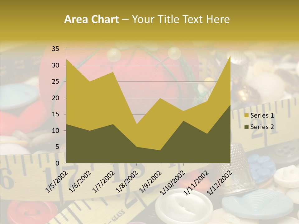 Crafts Thimble Fabric PowerPoint Template