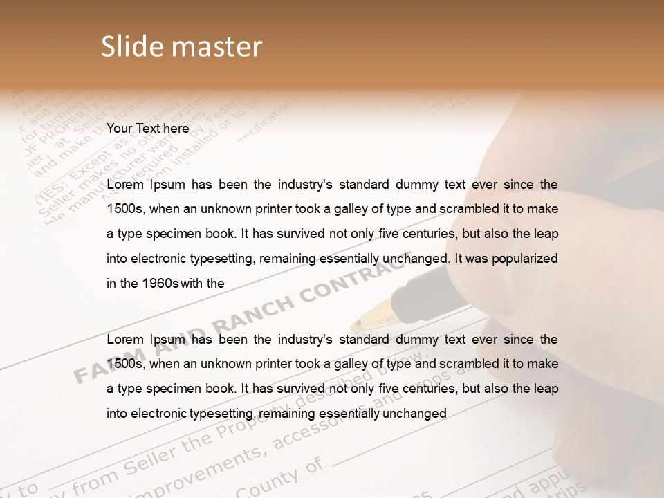 Rental New Arrive PowerPoint Template