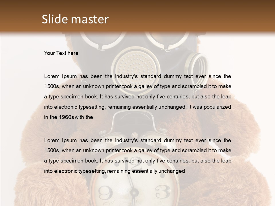 Ecology Gas Hazard PowerPoint Template