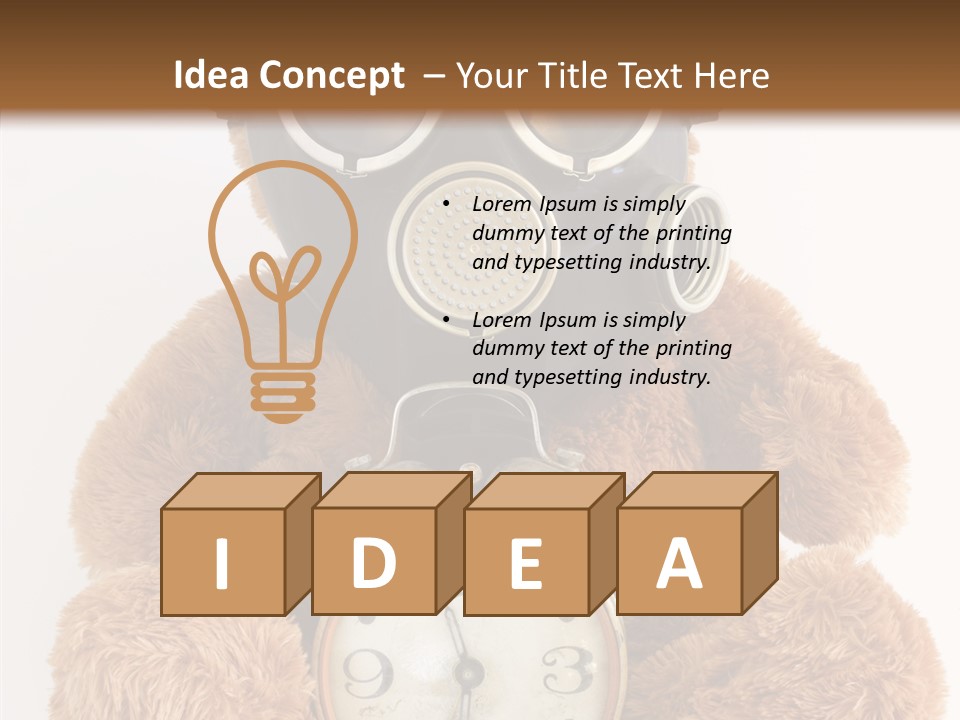 Ecology Gas Hazard PowerPoint Template