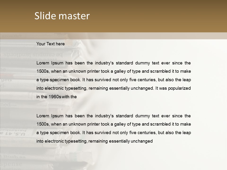 Humorou Profe Ional Toon PowerPoint Template