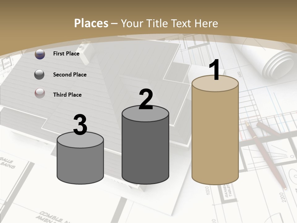 Plan Composition Residence PowerPoint Template