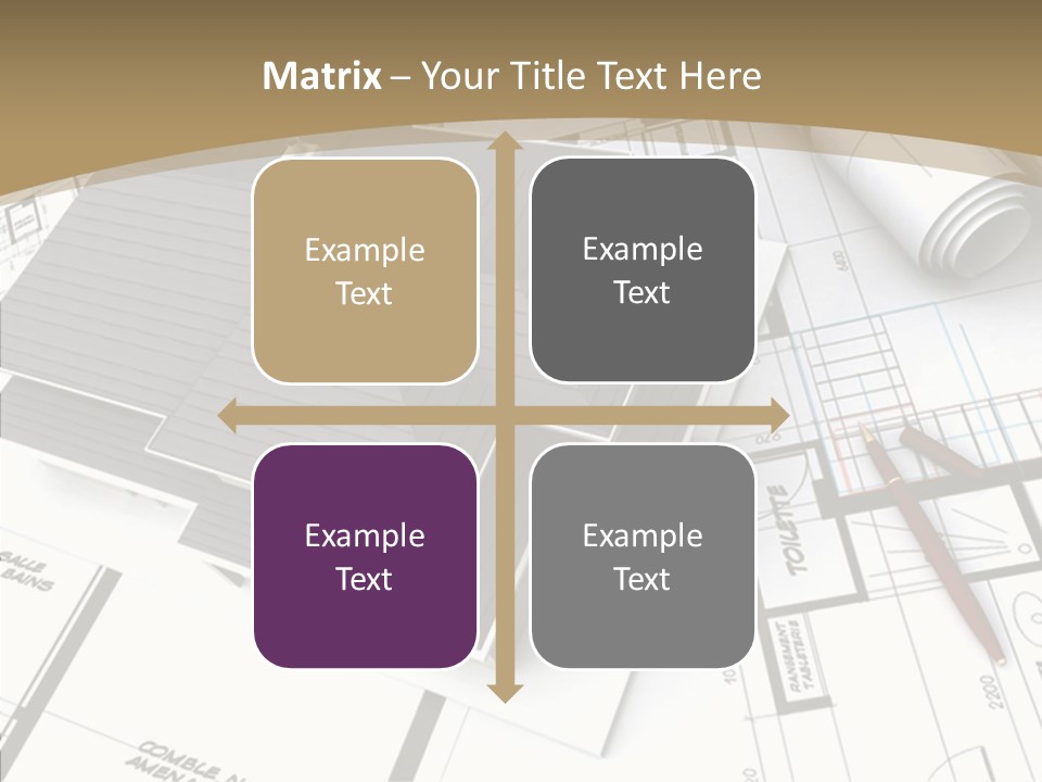 Plan Composition Residence PowerPoint Template