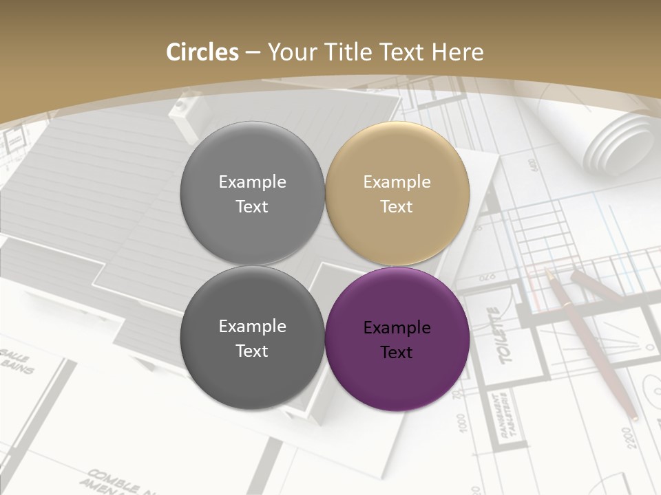 Plan Composition Residence PowerPoint Template
