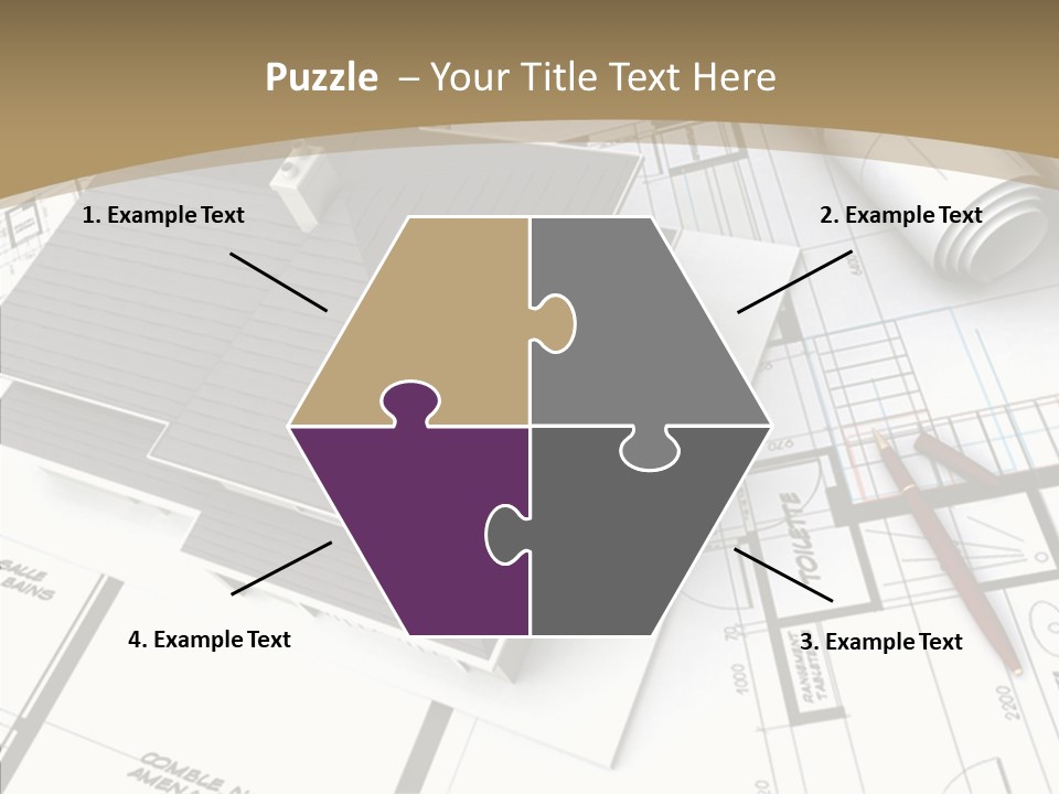 Plan Composition Residence PowerPoint Template