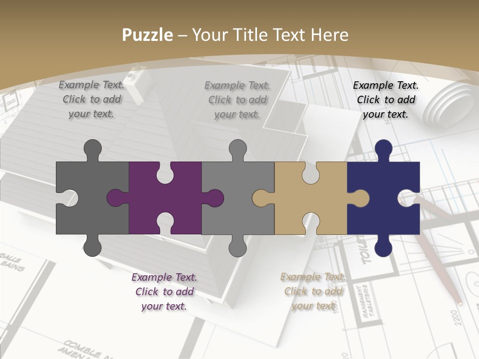 Plan Composition Residence PowerPoint Template