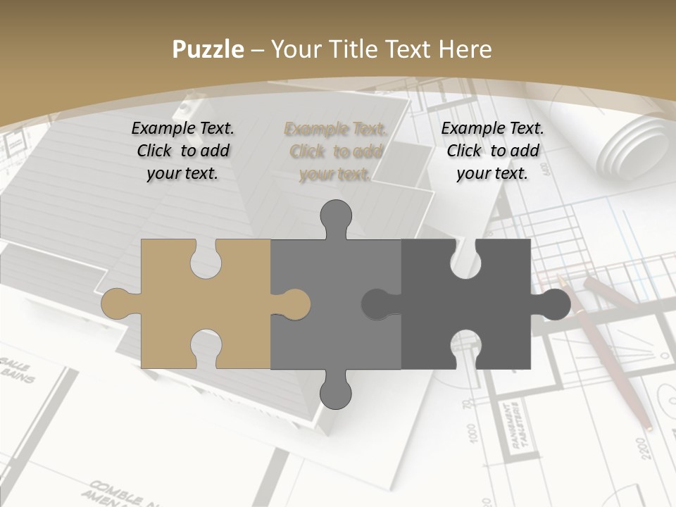 Plan Composition Residence PowerPoint Template