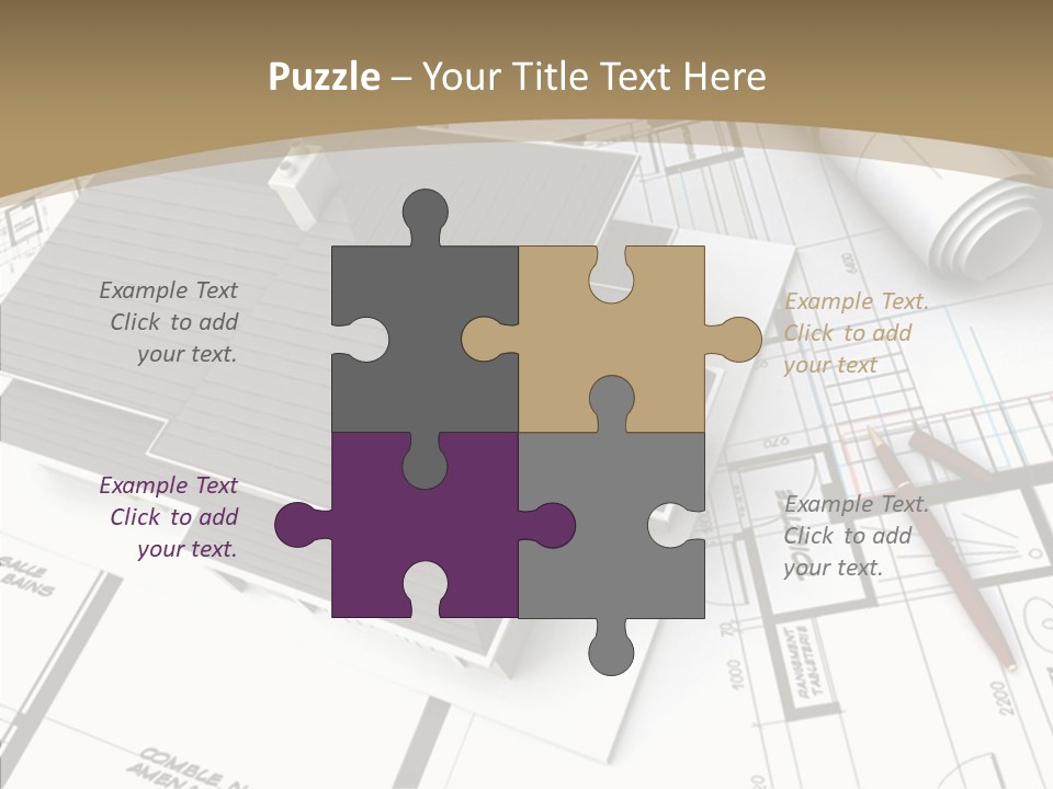 Plan Composition Residence PowerPoint Template