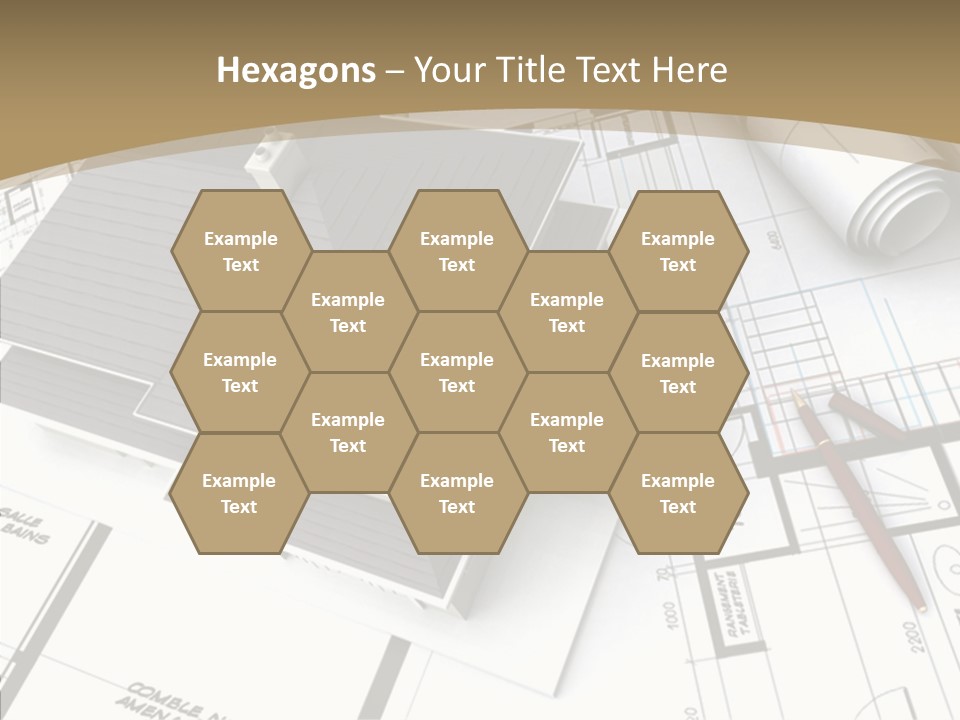 Plan Composition Residence PowerPoint Template