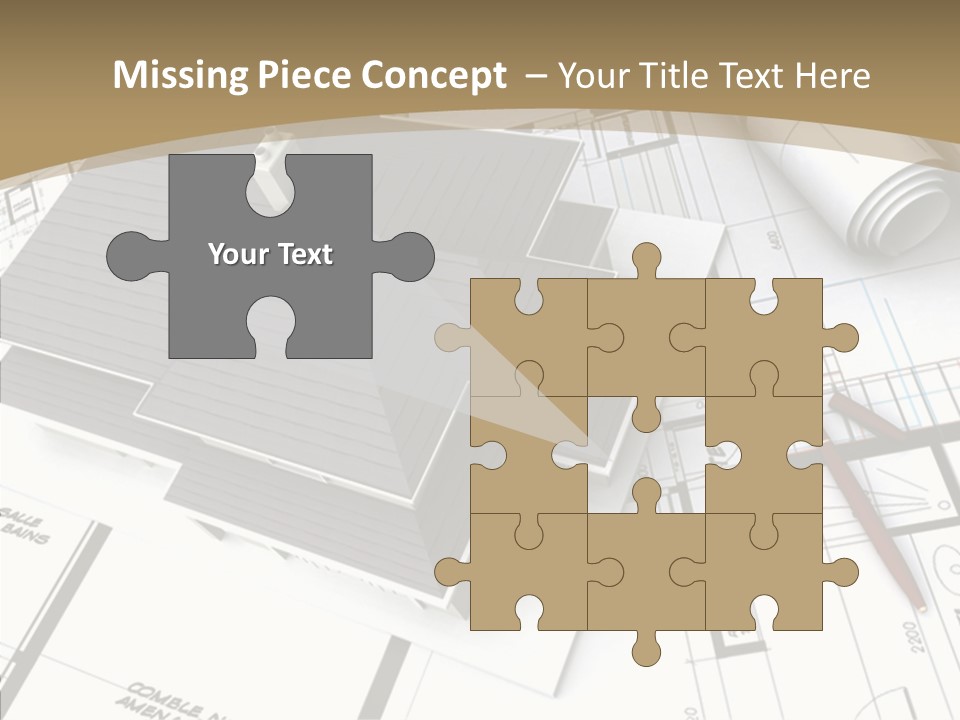 Plan Composition Residence PowerPoint Template