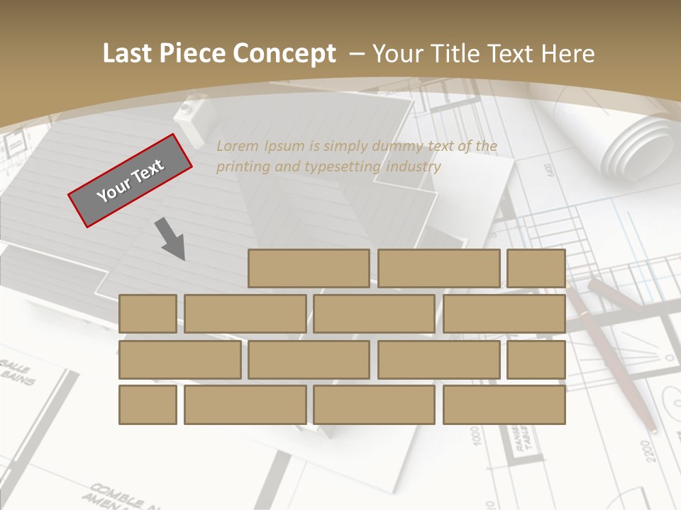 Plan Composition Residence PowerPoint Template