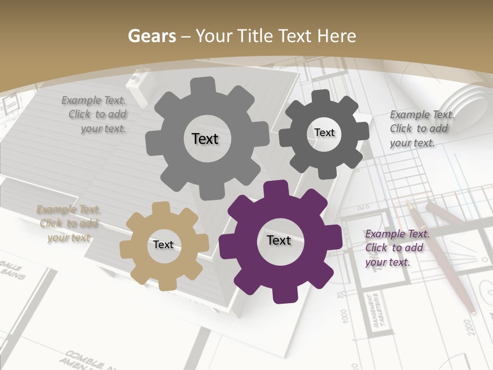 Plan Composition Residence PowerPoint Template