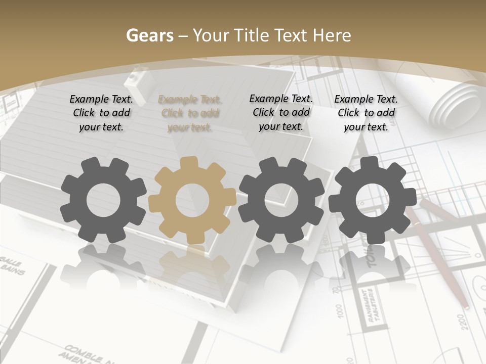 Plan Composition Residence PowerPoint Template