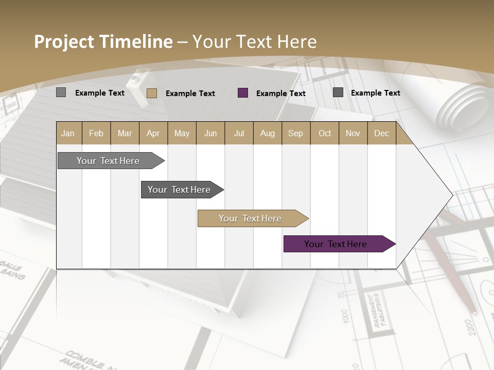 Plan Composition Residence PowerPoint Template