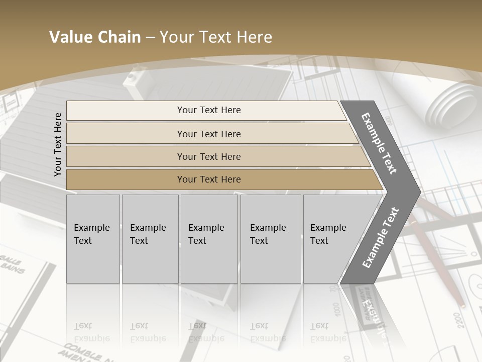 Plan Composition Residence PowerPoint Template