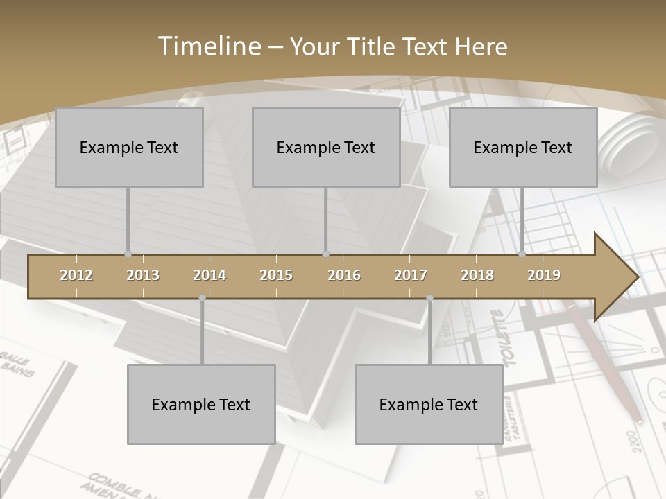 Plan Composition Residence PowerPoint Template