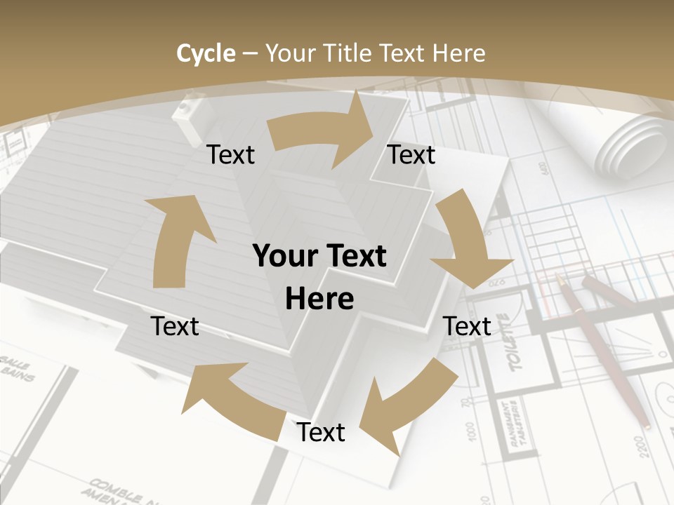 Plan Composition Residence PowerPoint Template