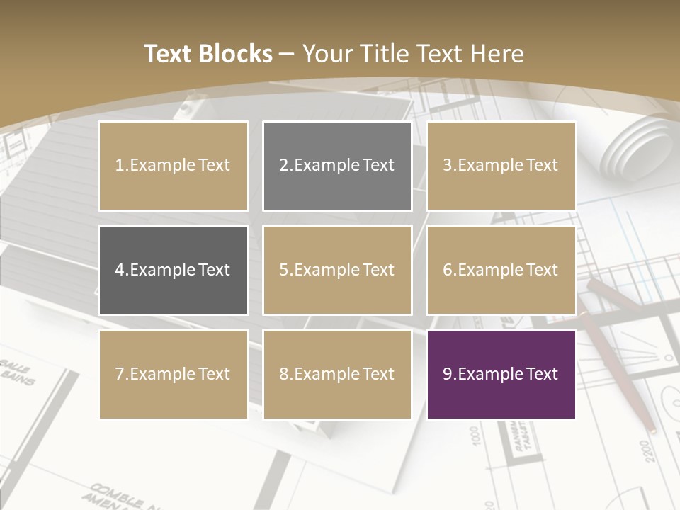 Plan Composition Residence PowerPoint Template