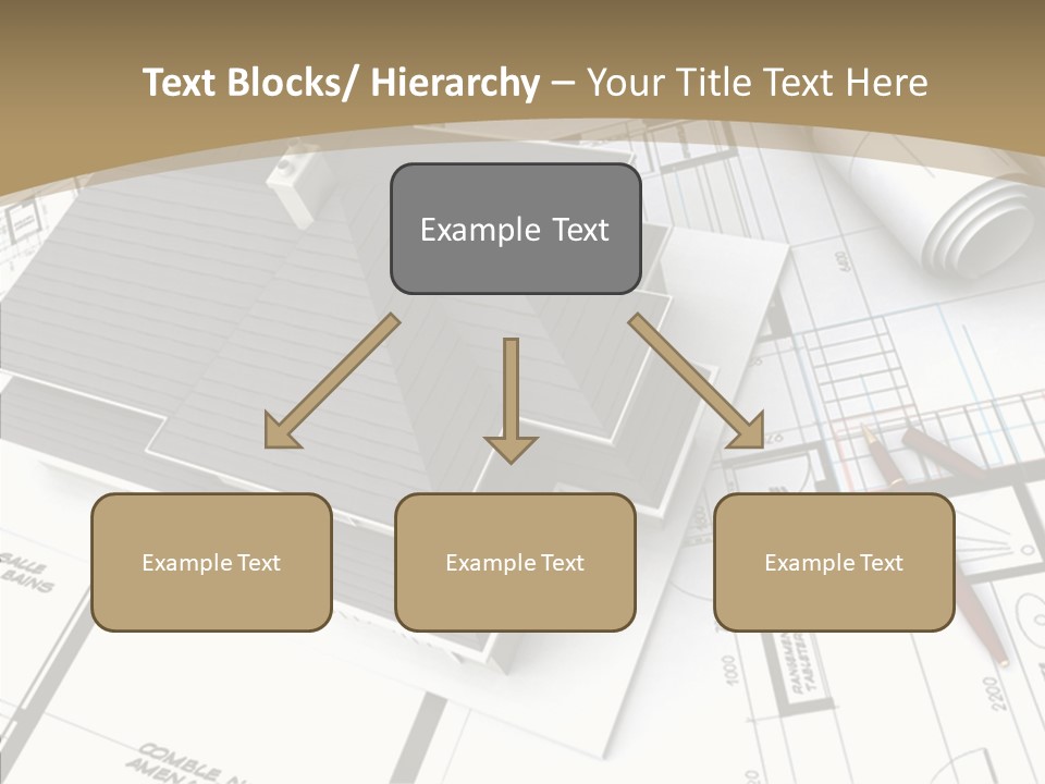 Plan Composition Residence PowerPoint Template
