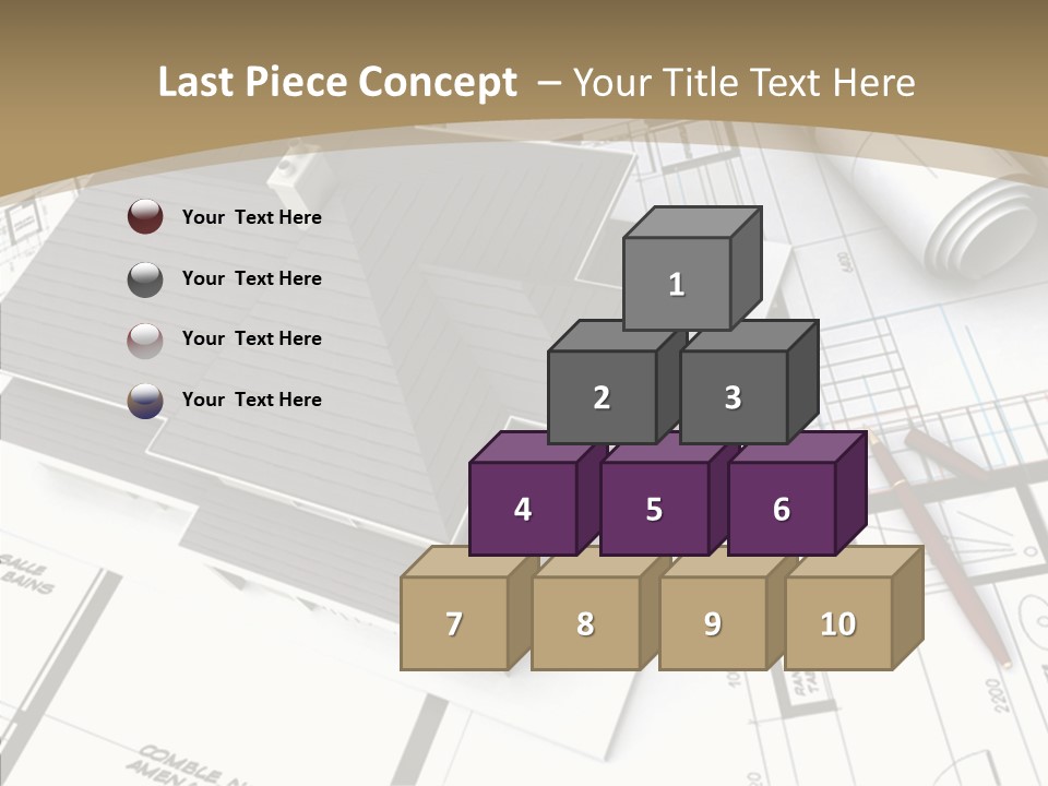 Plan Composition Residence PowerPoint Template