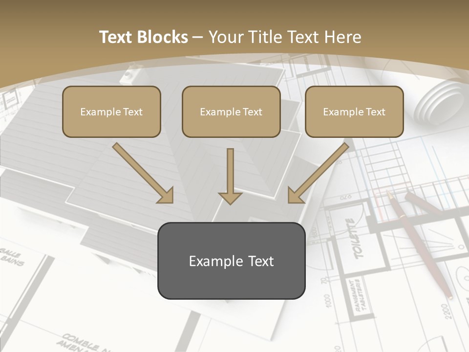 Plan Composition Residence PowerPoint Template
