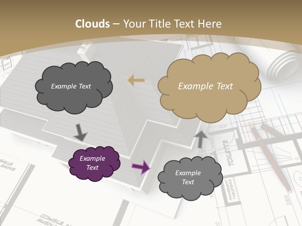 Plan Composition Residence PowerPoint Template