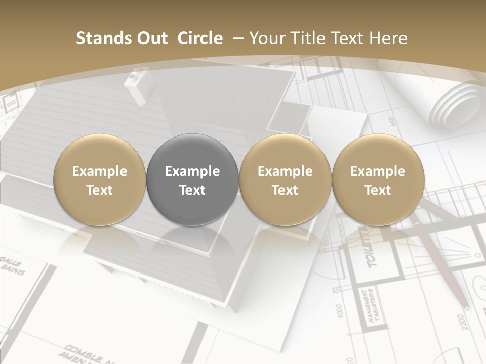 Plan Composition Residence PowerPoint Template