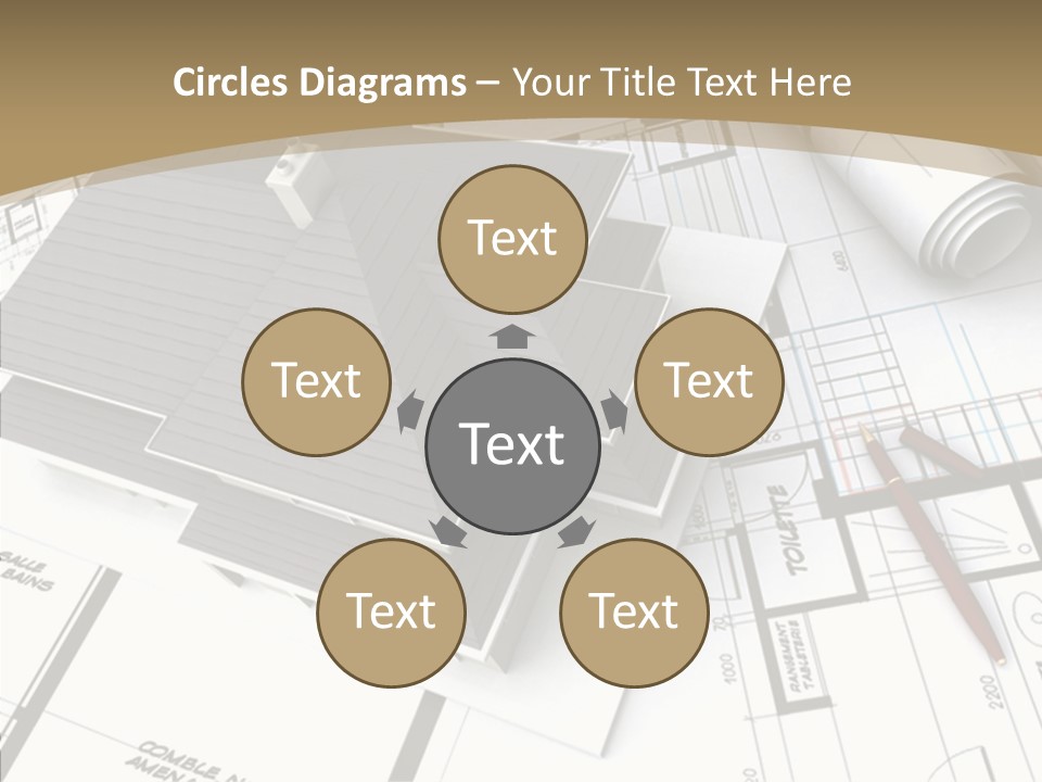 Plan Composition Residence PowerPoint Template