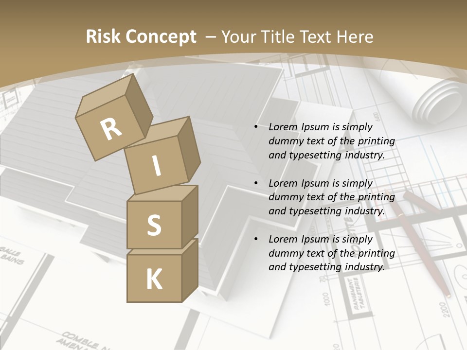 Plan Composition Residence PowerPoint Template