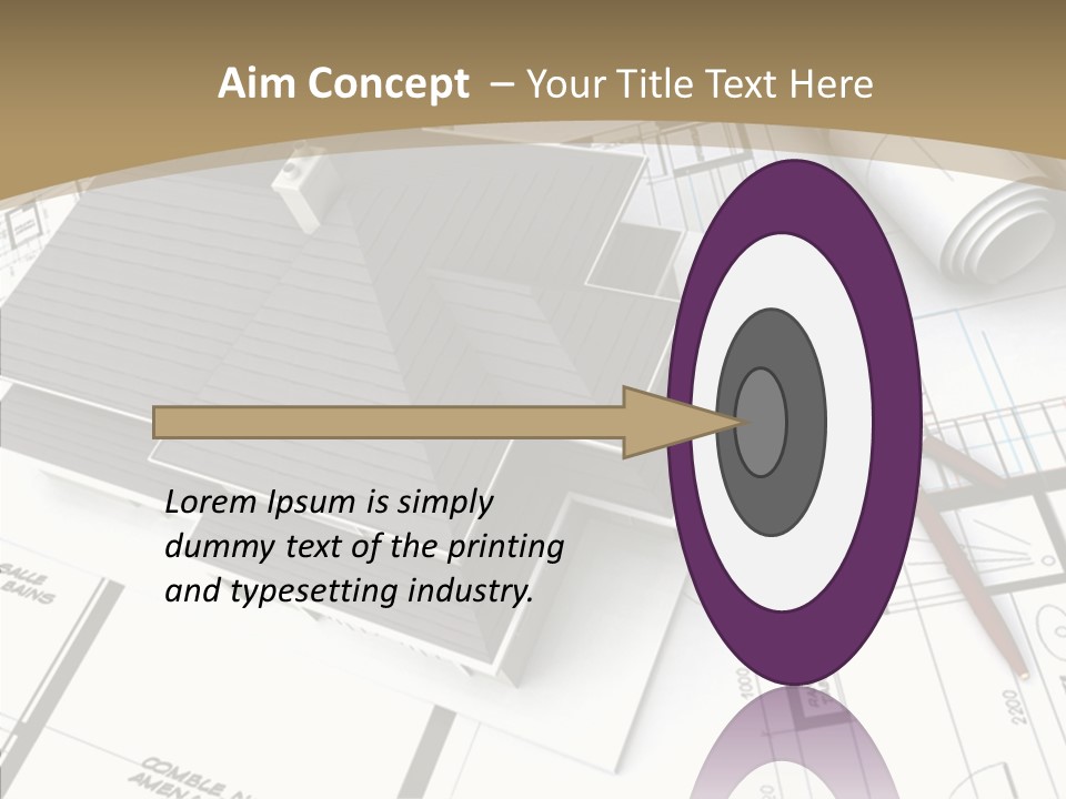 Plan Composition Residence PowerPoint Template
