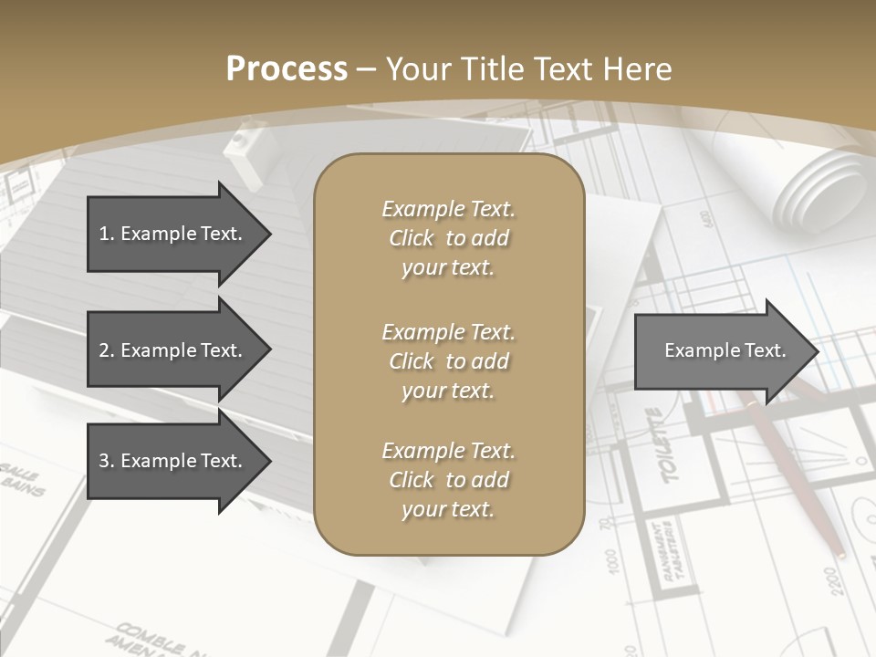 Plan Composition Residence PowerPoint Template